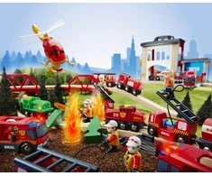 BRIO RAILWAY gaisrininkų rinkinys, 33815000
