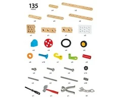 BRIO pradedančiojo statybininko rinkinys #2 Builders 34587