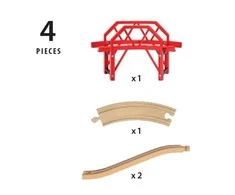 BRIO – lenktas tiltas (33699)