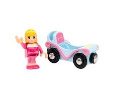Brio Brio Disney Princess Mieganti Grožis su Wagonic 3 +