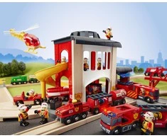 Brio Railway BRIO GELEŽINKELIS Gaisrinės stotis, 33833