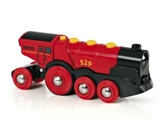 Ravensburger Brio geležinkelis BRIO garvežys Mighty Raudona, raudonas, 33592 (Atnaujinta)