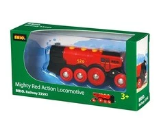 Ravensburger Brio geležinkelis BRIO garvežys Mighty Raudona, raudonas, 33592 (Atnaujinta)