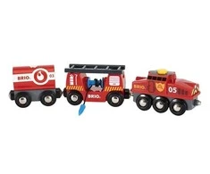 Ravensburger BRIO – ugniagesių gelbėjimo traukinys (33844)