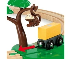 Brio Railway BRIO medinis traukinuko rinkinys Safaris 33720