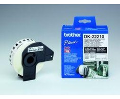 Brother Brolis | DK-22210 ištisinio ilgio popierinė etiketė | Baltas | DK | 29 mm | 30,5 m