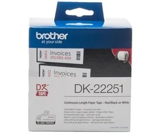 Brother BROLIS DK22251 62MM Juodas Raudonas