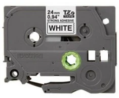 Brother | TZe-S251 Strong Adhesive Laminated Tape | Juodas on Baltas | TZe | 8 m | 2.4 cm