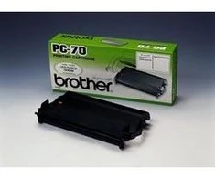 Brother PC-70 fakso reikmuo 140 puslapiai Juoda Fakso kasetė + juosta 1 vnt