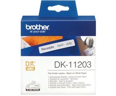 Brother DK-11203 etikečių juostelė Juoda ant baltos