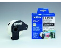 Brother DK-11203 etikečių juostelė Juoda ant baltos
