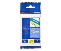 Brother | TZe-535 Laminated tape | Baltas on Mėlyna | TZe | 8 m | 1.2 cm