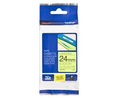 Brother TZe-C51 etikečių juostelė Juoda fluorescencinės geltonos fone