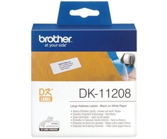 Brother Brolis | DK-11208 Didelės adresų etiketės | Baltas | DK | 38mm x 90mm