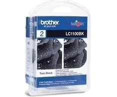 Rašalo kasetė Brother LC1100 juodas| 2vnt | DCP395CN/DCP585CW/DCP6690CW