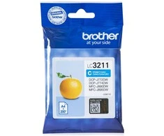 Brother LC3211C | Rašalinių spausdintuvų kasetė | Žydra spalva