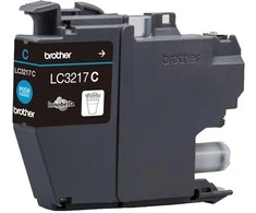 BROTHER LC3217C žydro rašalo kasetė, 550 psl.