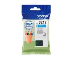 BROTHER LC3217C žydro rašalo kasetė, 550 psl.