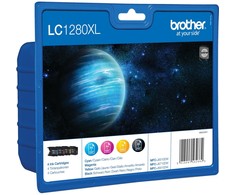 Brother LC1280XL Multipack | Ink Cartridge | Juodas, Cyan, Magenta, Geltona