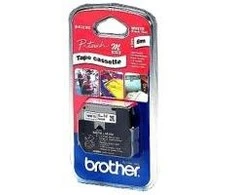 Brother MK221 etikečių juostelė Juoda ant baltos M