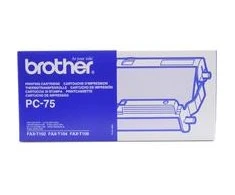 Brother PC-75 fakso reikmuo 144 puslapiai Juoda Fakso kasetė + juosta 1 vnt