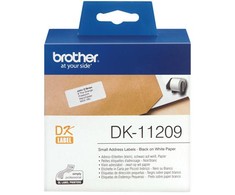 Brother Brolis | DK-11209 Mažos adresų etiketės | Baltas | DK | 29 mm x 62 mm