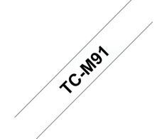 Brother P-touch TC M91; juoda/skaidrus (9 mm)
