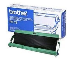 Brother PC-75 fakso reikmuo 144 puslapiai Juoda Fakso kasetė + juosta 1 vnt
