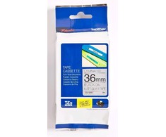 Brother TZe-M961 Metallic Matt Laminated Tape Juodas on Sidabrinis, TZe, 8 m, 3.6 cm