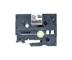 Brother TZE-R951 TAPE 24MM/Sidabrinis ON Juodas
