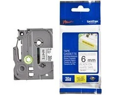 Brother | TZe-S211 Strong Adhesive Laminated Tape | Juodas on Baltas | TZe | 8 m | 6 cm