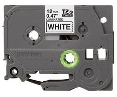 Brother | TZ-231 Laminated Tape | Juodas on Baltas | TZe | 8 m | 1.2 cm