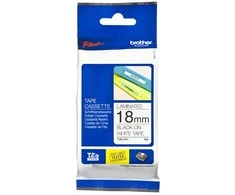 Brother | TZ-241 Laminated Tape | Juodas on Baltas | TZe | 8 m | 1.8 cm