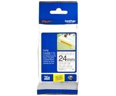 Brother TZe-S151 stipri lipni laminuota juosta Juodas ant Clear, TZe, 8 m, 2,4 cm