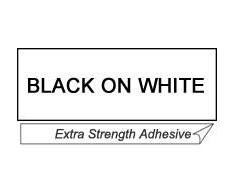 Brother TZe-S261 Strong Adhesive Laminated Tape Juodas on Baltas, TZe, 8 m, 3.6 cm