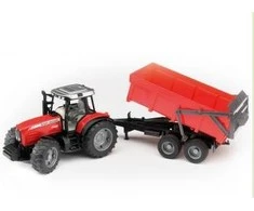 Bruder - Massey Ferguson 7480 su apverčiama priekaba (02045)