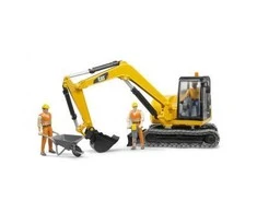 Bruder Minikoparka CAT BR-02466 geltona