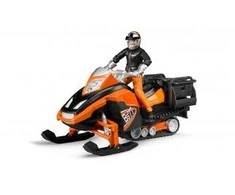 Bruder - sniego motociklas su vairuotoju ir priedais (63101)