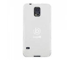 Dėklas Bugatti UltraThin Geneva Samsung G900 S5flip 08462 balta
