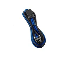 CableMod PRO ModMesh 8-Pin PCIe Extension - 45cm, juodos spalvos/mėlynos spalvos
