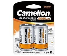 Camelion D HR20 2500mAh įkraunamos baterijos, 2 vnt. rinkinys