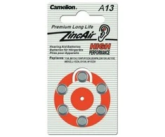 Elementai, A13/DA13/ZL13, 1,4V, CAMELION, 6 vnt.