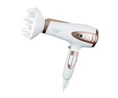 Adler | Plaukų džiovintuvas | AD 2248 | 2400 W | Number of temperature settings 3 | Ionic function | Diffuser nozzle | Baltas