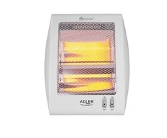 Adler | Šildytuvas | AD 7709 | Halogeninis šildytuvas | 800 W | Galios lygių skaičius 2 | Baltas
