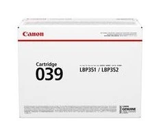 Canon 039 Originalus Juoda 1 vnt