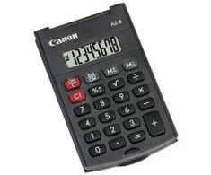 Canon AS-8 skaičiuotuvas Kišenė Skaičiuotuvo ekranas Pilka