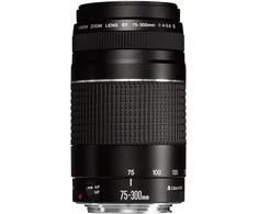 „Canon“ 75–300 mm f/4,0–5,6 EF DC III objektyvas