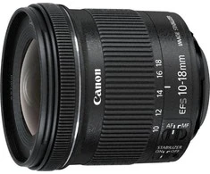 Canon EF-S 10-18mm f/4.5-5.6 IS STM + EW-73C + Lens Cloth SLR „Ultra“ platus objektyvas Juoda