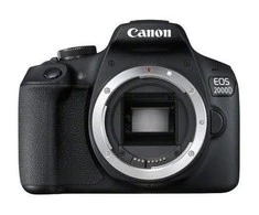 Canon EOS 2000D BK BODY EU26 SLR fotoaparato korpusas 24,1 MP CMOS 6000 x 4000 pikseliai Juoda
