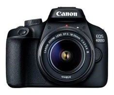 Canon EOS 4000D 18-55 III EU26 SLR Camera Kit, Megapixel 18 MP, Image stabilizer, ISO 12800, Ekranas diagonal 2.7 ", Wi-Fi, Video recording, APS-C, Juodas